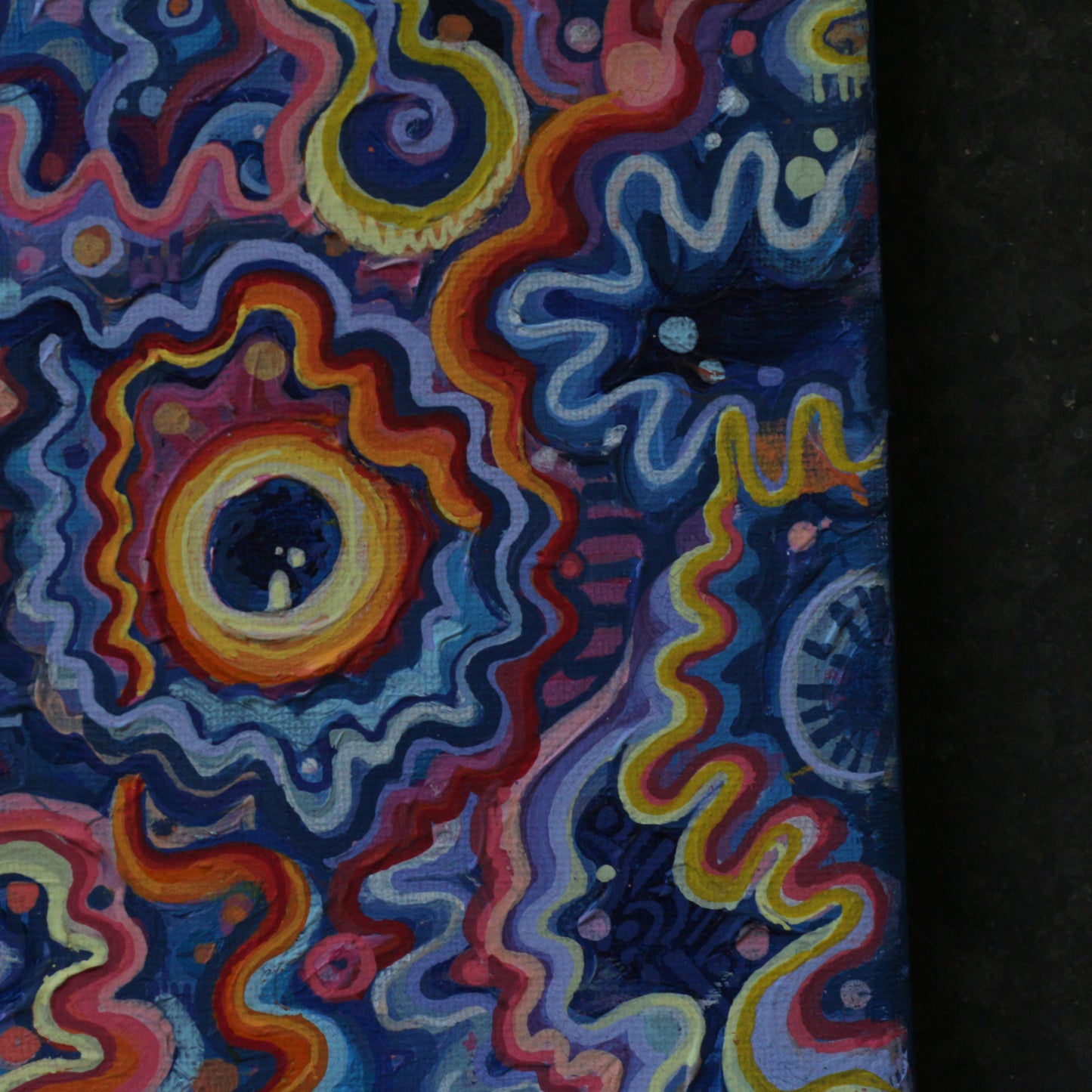 'Sherbert Fizz' - Original acrylic painting