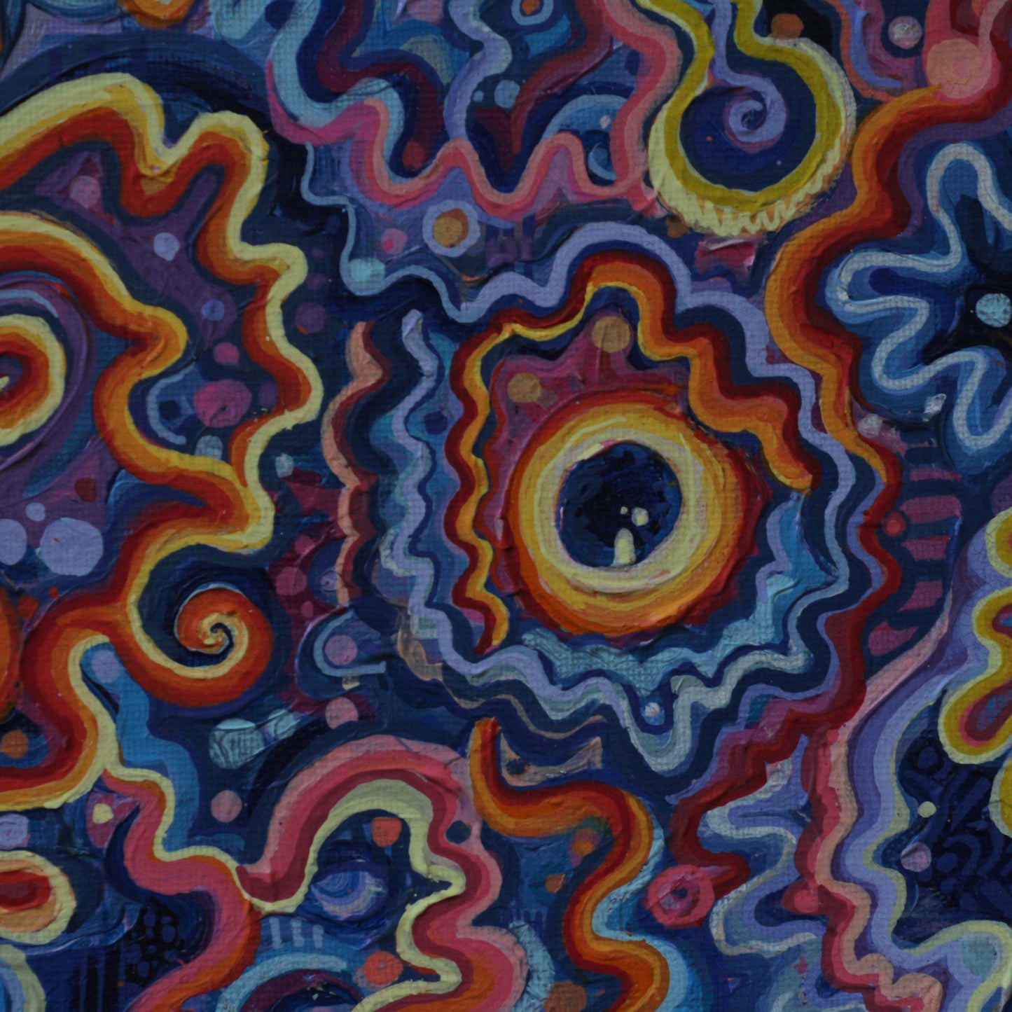 'Sherbert Fizz' - Original acrylic painting