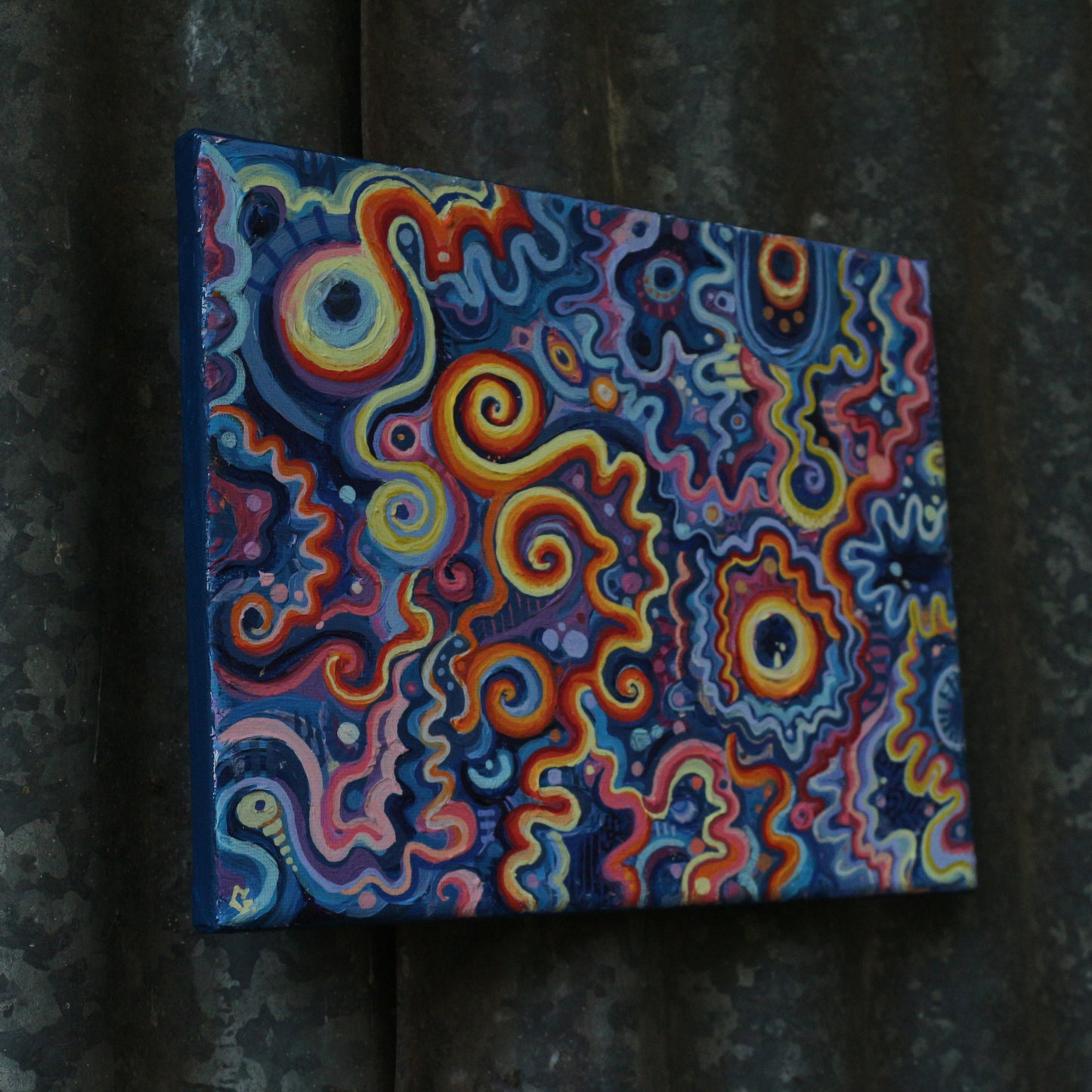 'Sherbert Fizz' - Original acrylic painting