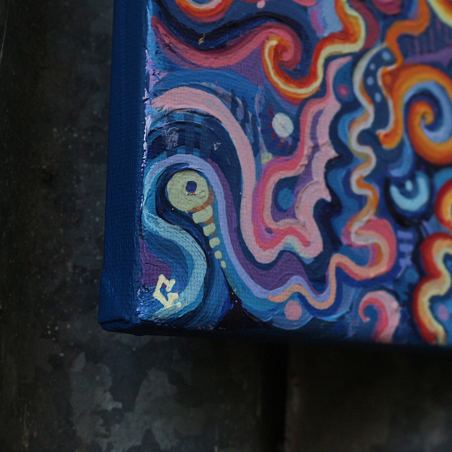 'Sherbert Fizz' - Original acrylic painting
