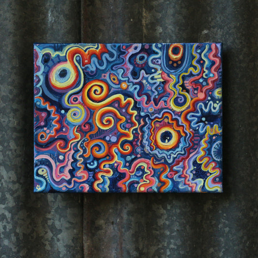 'Sherbert Fizz' - Original acrylic painting