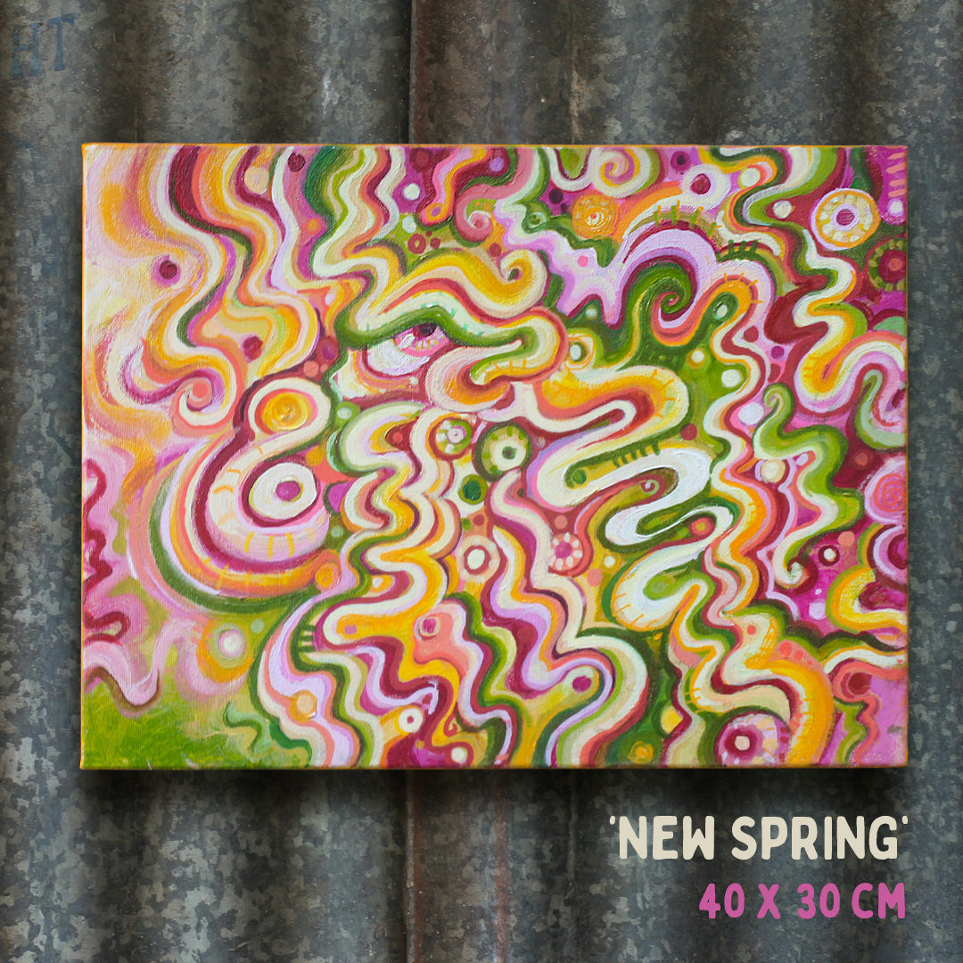 'New Spring' - Original acrylic painting