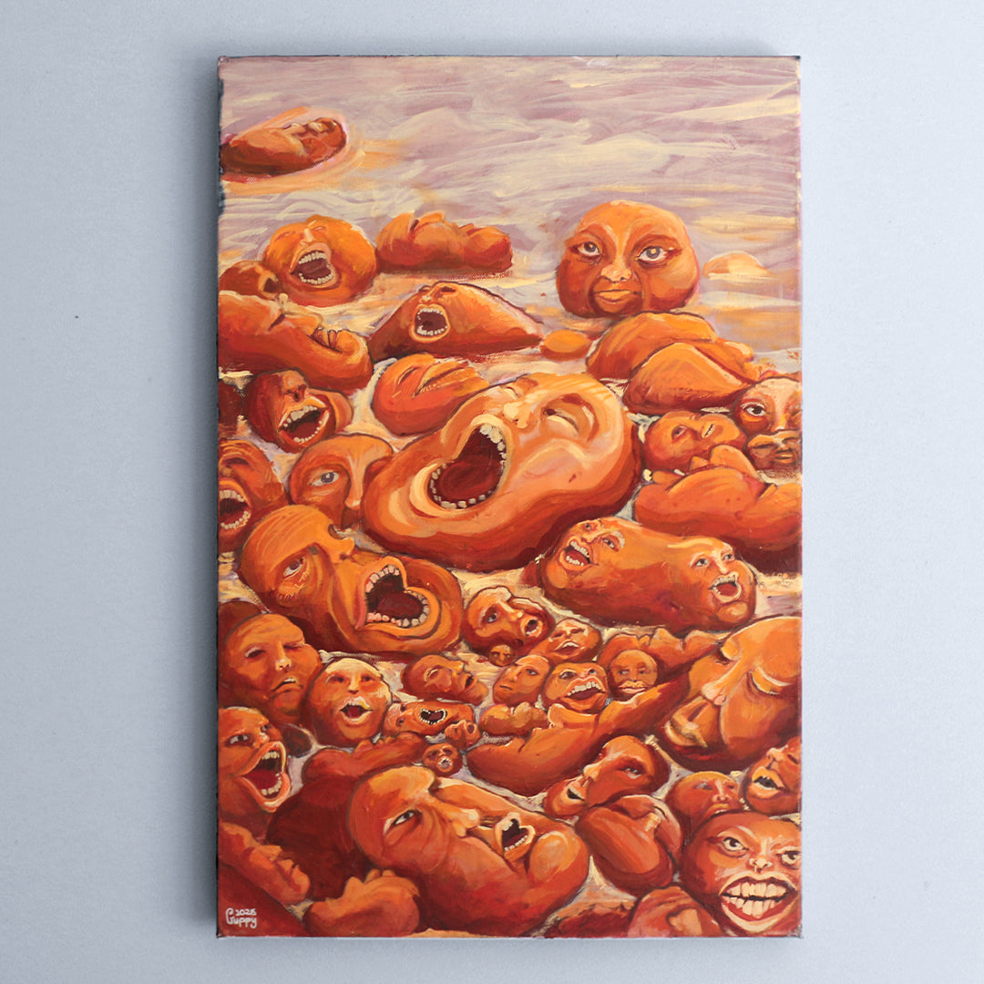 'Stoned' - Original acrylic painting