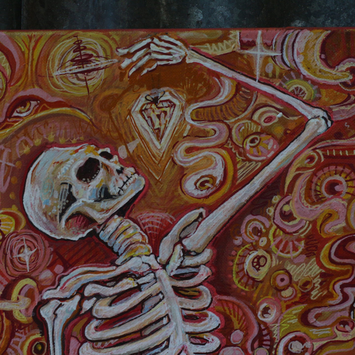 'The Dreamer' - Original acrylic painting