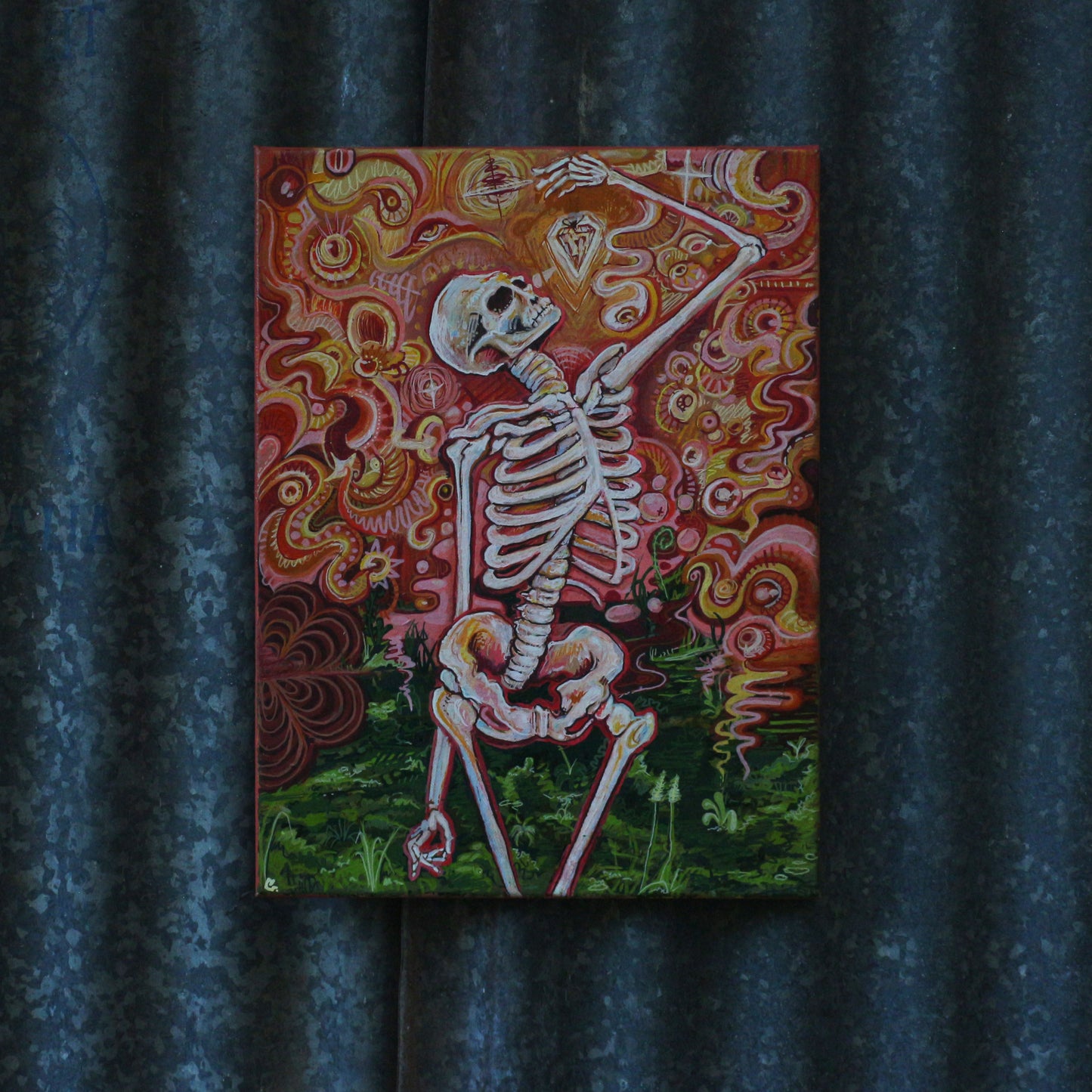 'The Dreamer' - Original acrylic painting