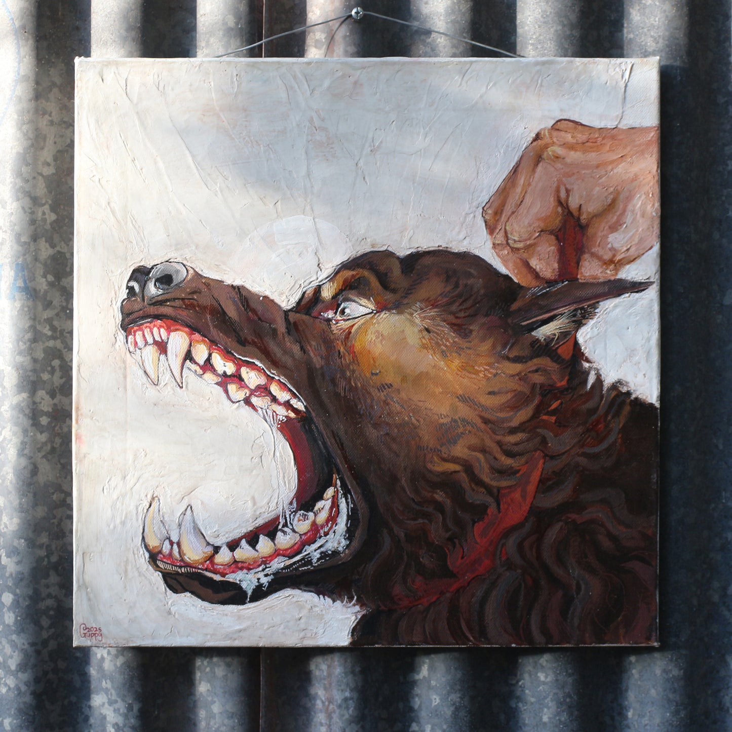 'White Noise' - Original acrylic painting